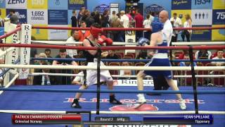 Haringey Box Cup SF  Patrick Emanuel Folgeri v Sean Spillane [upl. by Nomde453]