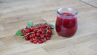 Johannisbeeren Marmelade mit Vanille  Ein einfaches und schnelles Rezept [upl. by Erik]