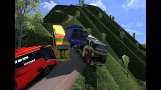 Worlds Most Dangerous Roads the road to death in part 27  Eurotrucksimulator2 [upl. by Bayless]