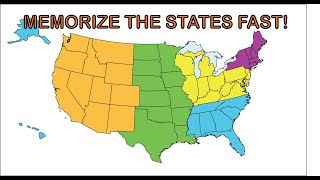 Memorize the states fast ace your test Also practice loop video available in the description [upl. by Jordison6]