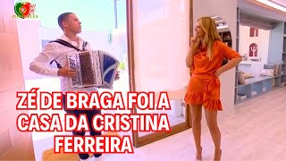 Zé de Braga foi a Casa da Cristina Ferreira a Cantar à Desgarrada [upl. by Irby]