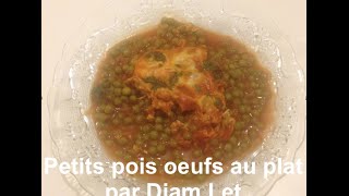 Petits pois oeufs au plat [upl. by Damalis]