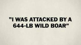 Duluth Trading Commercial Fire Hose® Jeans vs A Wild Boar [upl. by Aslehc]