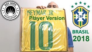 Brazil 2018 World Cup home jersey VaporKnit player version Neymar Jr [upl. by Hughie]