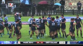 Paarl Boys vs Grey College  Second half [upl. by Jada]