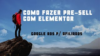 Como Fazer PréSell Com Elementor [upl. by Huff934]