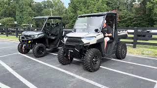 Can Am Defender VS Polaris Ranger [upl. by Quarta]