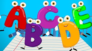 Five Little Alphabets  Nursery Rhymes For Babies  Cartoon Videos For Children by Kids Tv [upl. by Nilesoy]