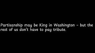 Partisanship may be King in Washington [upl. by Nohj45]