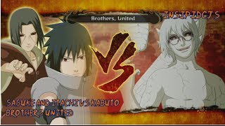 Naruto Ultimate Ninja Storm 3 Full Burst Sasuke and Itachi Vs Kabuto SRank English [upl. by Enoved]