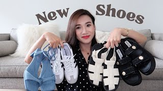 最近新买的鞋子们  超级舒服的凉鞋  CHANEL平替  The Row与平替  Adidas Samba  适合宽脚的凉鞋推荐  夏季穿搭  6月购物分享（中） [upl. by Melda]