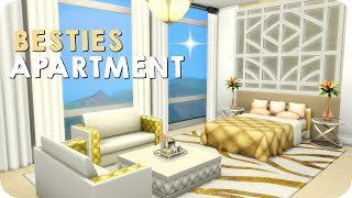 BESTIES APARTMENT  Sims 4 Speed Build [upl. by Rehpotsyrhc]