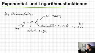 Die Wachstumsfunktion  Eine wichtige Anwendung von Exponentialfunktionen [upl. by Emlyn]