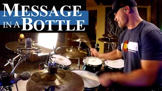 Message In A Bottle Drum Cover  The Police 🎧High Quality Audio [upl. by Akierdna]