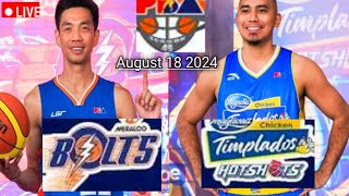 Schedule today MERALCO BULLS Vz MAGNOLIA August 18 2024 PBA LIVE [upl. by Cutlip511]