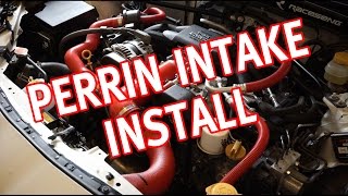 Perrin Intake Install and Comparison Scion FRS [upl. by Ayama]