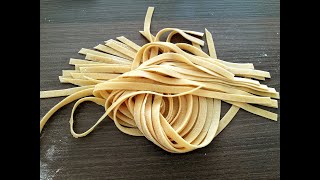 Recette facile de pâtes fraîches maison tagliatelles [upl. by Rodger195]