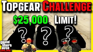 GTA 5 TOPGEAR BEST 25000 CAR CHALLENGE ft twingoplaysgames amp HarmNone [upl. by Ahsinad111]