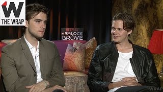 Hemlock Grove Stars Landon Liboiron and Bill Skarsgård [upl. by Anaujat]