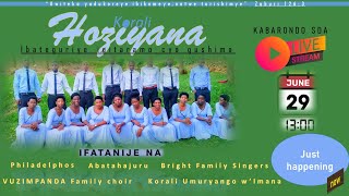 HOZIYANA CHOIR IGITARAMO CYO GUSHIMA IMANA KABARONDO 29062024 [upl. by Truelove177]