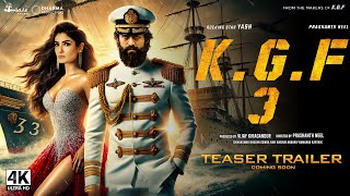 KGF Chapter 3  Trailer 2024  Rocking Star Yash Sanjay Dutt  Prashant Neel  Hombale Films [upl. by Allebasi]