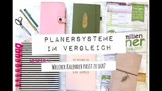 Planersysteme im Vergleich  TAG  Welcher Kalender passt zu Dir  deutsch  planenaufpapier [upl. by Rekoob921]