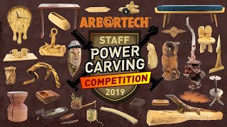 2019 Arbortech Staff Power Carving Competition  The Ultimate Woodwork Projects [upl. by Yrred]