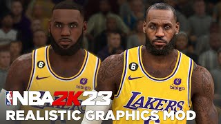 How to install Mods in NBA 2K23  Realistic Graphics [upl. by Sunda]