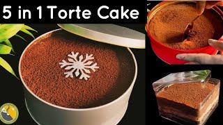 💯Trending 5 in 1 torte cake perfect ആയി വീട്ടിൽ തന്നെ ഉണ്ടാക്കാം  Chocolate Dream Cake trending [upl. by Berlinda]