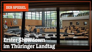 Livestream Erste Sitzung im Thüringer Landtag  DER SPIEGEL [upl. by Sherburne]