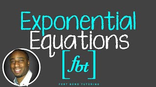 Solving Exponential Equations fbt StepbyStep [upl. by Wyne]