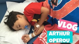 VLOG Cirurgia do Arthur  Amigdalectomia  Adenoidectomia  Juliana Palma [upl. by Eugatnom]