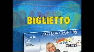 LOTTERIA ITALIA SPOT 1998 ABBINATO A CARRAMBA CHE FORTUNA [upl. by Attenor94]