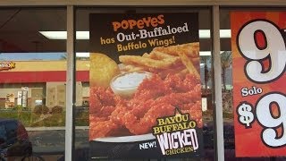 CarBS  Popeyes Bayou Buffalo Wicked Chicken [upl. by Augustin]