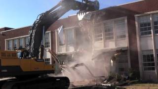 Wasatch Elementary Demolition [upl. by Anyel]