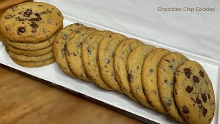 Easy CHOCOLATE CHIP COOKIE Recipe  Crisp Outside Soft amp Chewy Inside [upl. by Wildermuth]