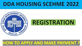 New DDA Housing Scheme 2022  DDA Registration  Online Payment  INVESTPUR [upl. by Algy]