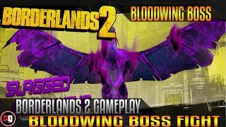 Borderlands 2  Bloodwing Boss Fight [upl. by Tennaj]