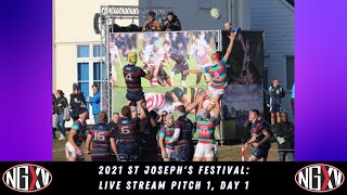 LIVE RUGBY St Joseph’s College National Schools Rugby Festival Pitch 1 Day 1 [upl. by Ahtela]