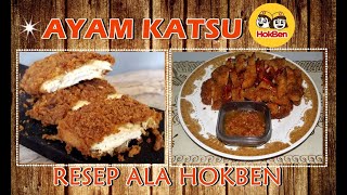 RESEP AYAM KATSU SAMBAL GEPREK ALA HOKBEN [upl. by Walters497]