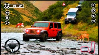 4×4 Offroad Jeep Driving Games  3D Offroad Car Driving Simulator  Android Gameplay [upl. by Sofer]