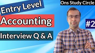 Entry Level Accounting Interview Questions And Answers  Part 2 [upl. by Jillane]