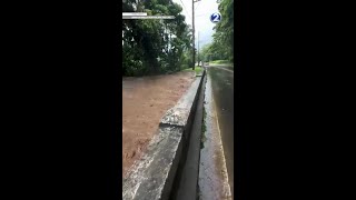 VIDEO Cars stalled on flooded roads in Waikane 15 escorted by HFD [upl. by Hedges394]