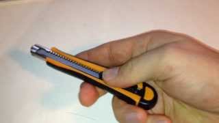 Review Fiskars ProfessionalMagazincuttermesser 9 mm [upl. by Tychon]