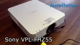 Sony VPLFHZ55 laser projector [upl. by Karleen314]