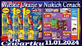 Lidl Nowa Gazetka Promocyjna od Czwartku 11012024 Najlepsze Okazje W Niskich Cenach [upl. by Aeneas]