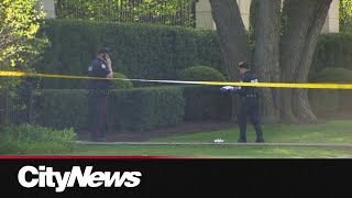 Man shot outside Drakes Toronto home [upl. by Eilahtan]