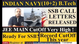 INDIAN NAVAL ACADEMY 102 BTECH ENTRY  RESULTS FOR SSB CUTOFF DECLARED  DID YOU GET SSB CALL [upl. by Ecnatsnok]