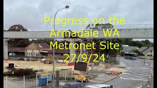 Progress at the Armadale WA Metronet Site 27 9 24 [upl. by Anead]