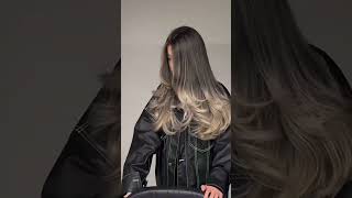 Balayage 🤍 shorts hairstyle belleza [upl. by Johppah625]